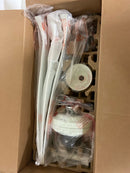 Home decorators collection 34602 Levanto 52 in. LED Indoor/Outdoor White Ceiling Fan with Light