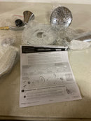 Pfister LG89-8WD Woodbury Tub and Shower Trim Package with 1.8 GPM Multi Function Shower Head, Quick Connect Diverter Tub Spout, Secure Pfit, and Pforever Seal - Polished Chrome