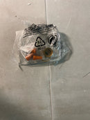 The Great Outdoors 73352-757 Cardigan 2 Light 21" Tall Outdoor Wall Sconce with Clear Glass Shade - Sand Coal Black / Olden Brass