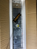 Sonneman Modern Lighting 2611.23 Bath Notes LED Decorative Vanity, Wall Lighting Fixture for Bathroom, Bedroom, or Hallway with Thick and Thin Pattern - 3000K - 24" - Satin Chrome