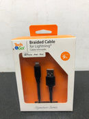 Tech and go 131 3606 TG3 9 ft. Braided Cable for USB to USB-C