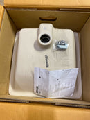 Kohler K-21056-0 Brazn 16-5/16" Square Vitreous China Undermount Bathroom Sink with Overflow - White