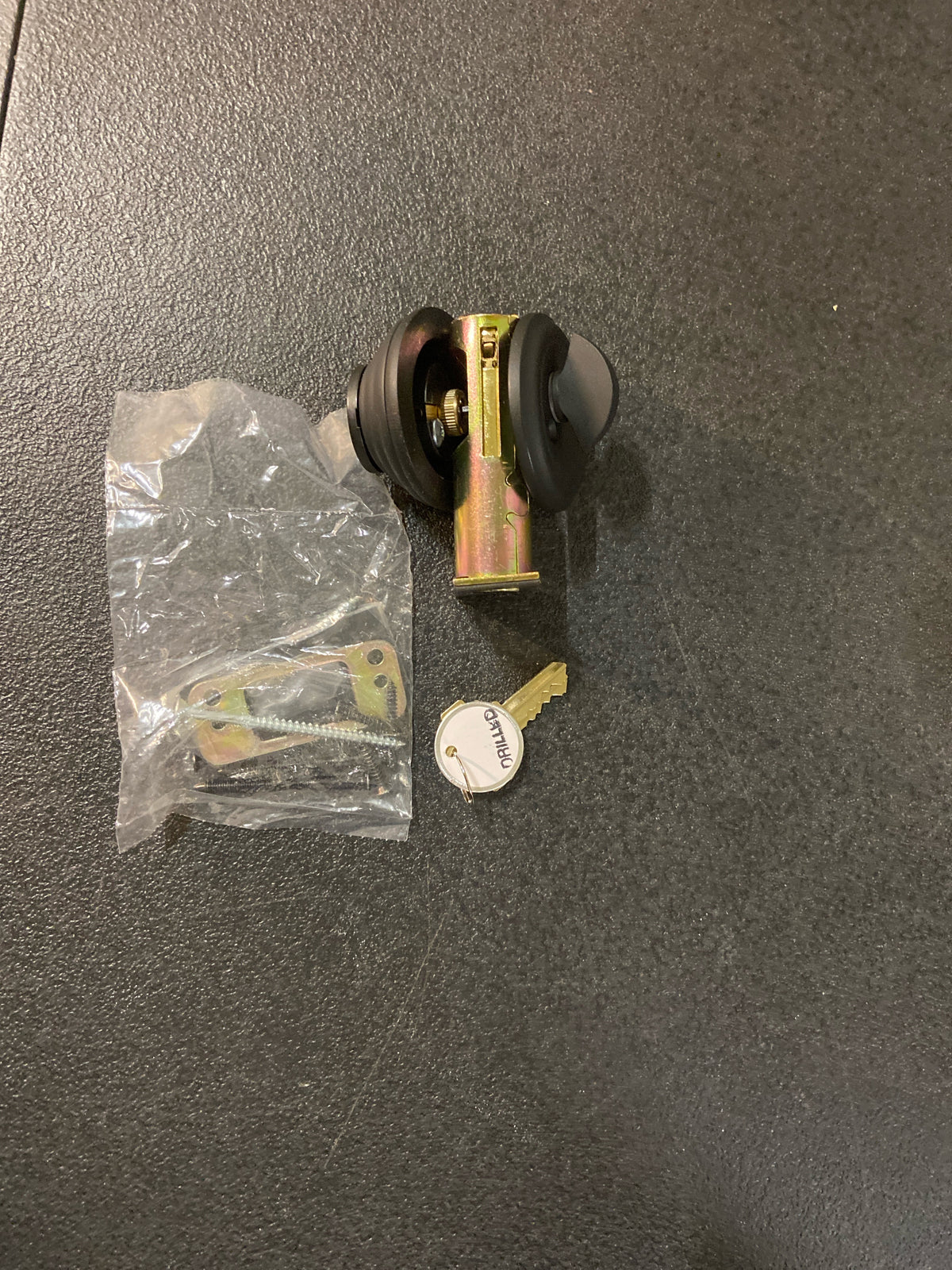Emtek 8455US19 Low Profile Style Brass Modern Single Cylinder Deadbolt - Flat Black