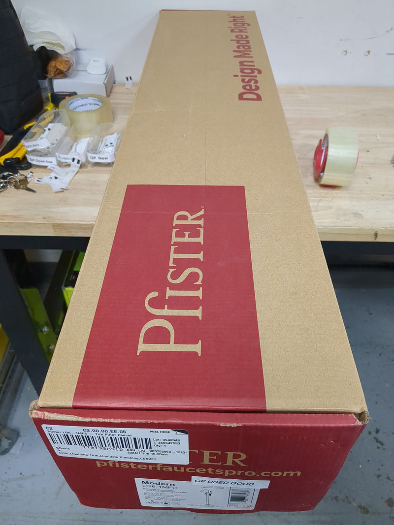 Pfister Modern Free Standing Tub Faucet in Polished Chrome