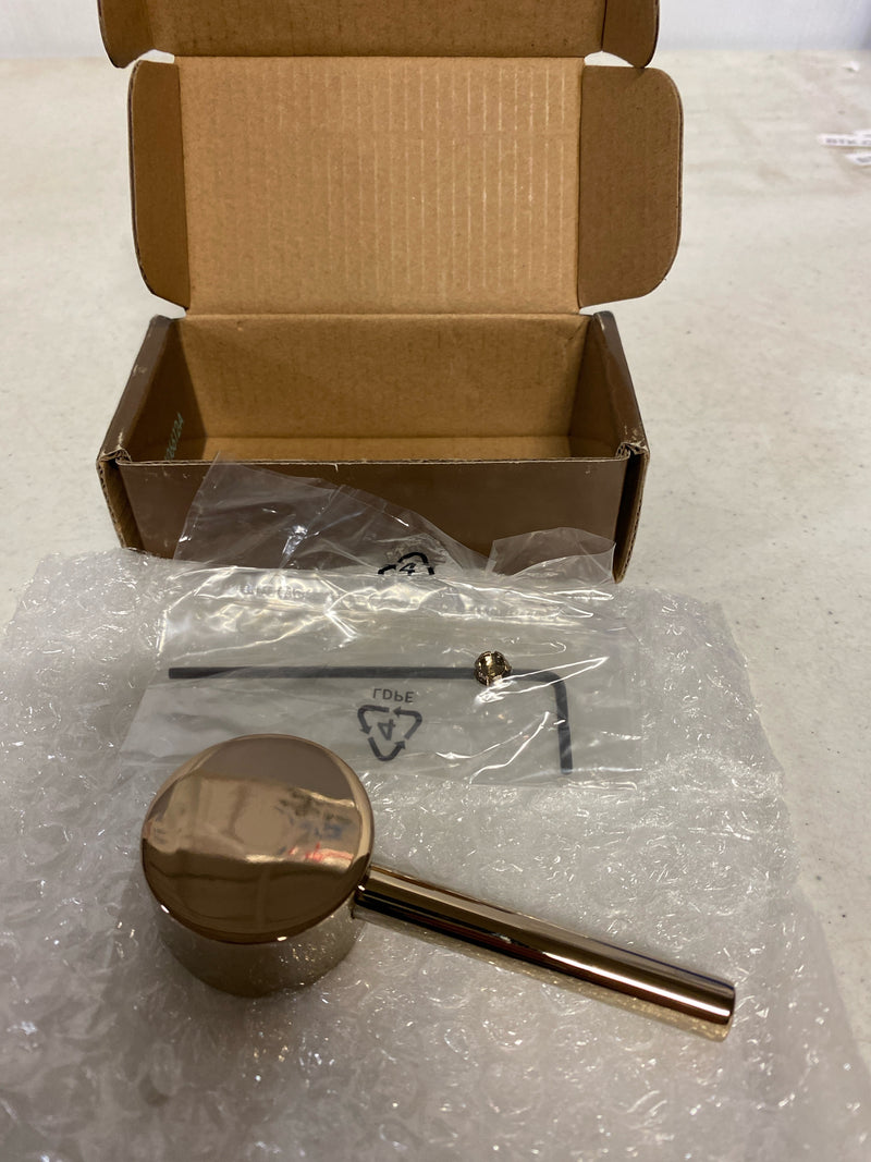 Brizo 61363LF-C-BLGL Litze 1.5 GPM Cold Only Water Dispenser Beverage Faucet with Angled Spout - RO Compatible - Matte Black / Luxe Gold