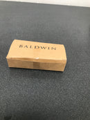 Baldwin 4860190 3" x 1-1/2" Illuminated Rectangular Door Bell from the Estate Collection - Satin Black