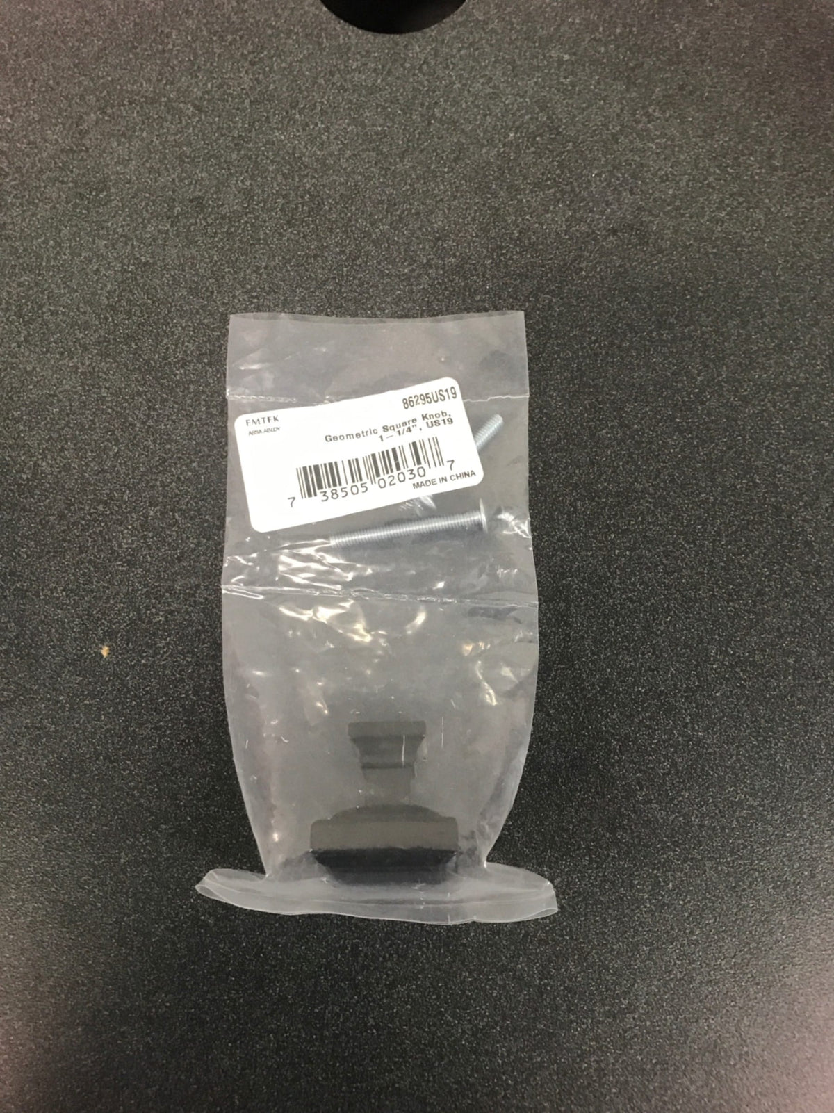 Emtek American Designer 1-1/4 Inch Square Cabinet Knob