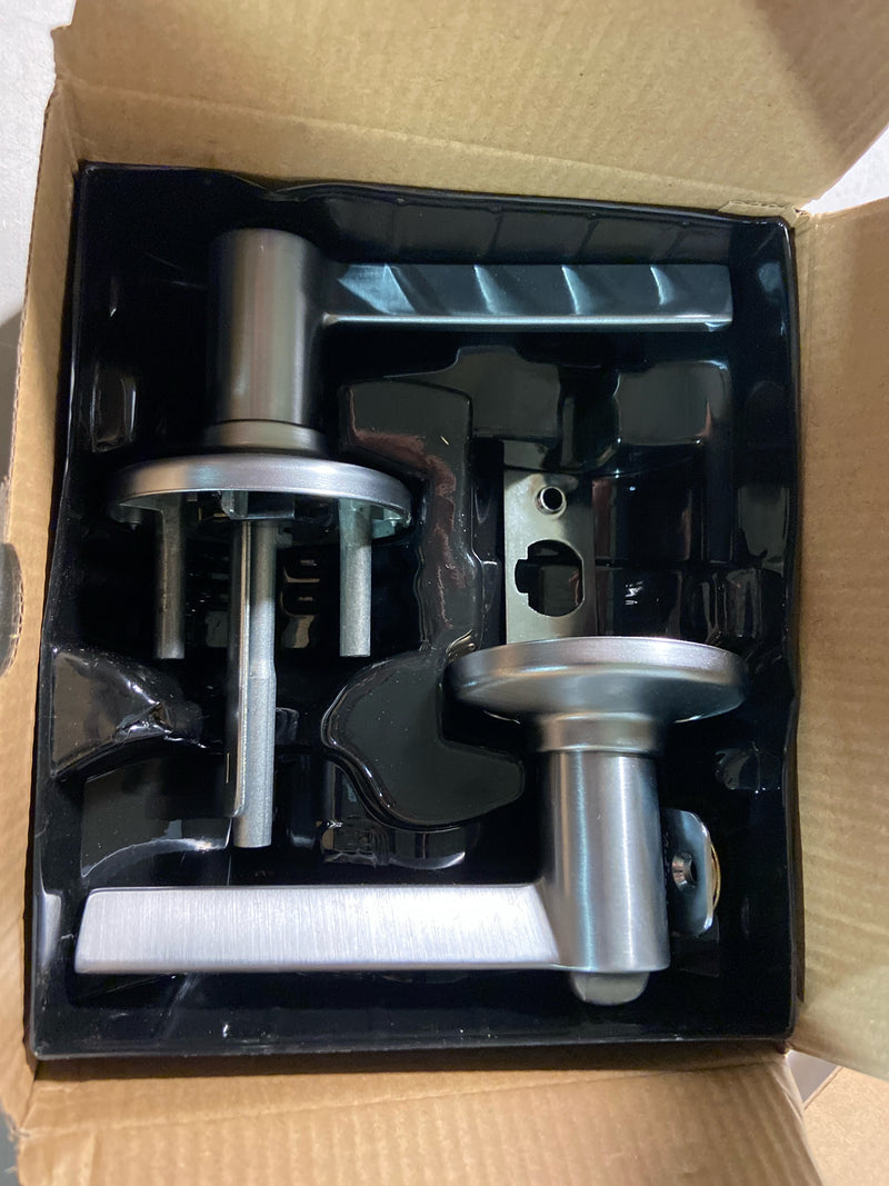 Kwikset 405Lrl-S Ladera Keyed Entry Single Cylinder Door Lever Set - Chrome