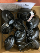 JONATHAN Y Lighting JYL8703A String Light 10' 10 Light Clear Incandescent String Lights with Shades - Black