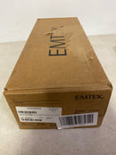 Emtek 4716US19 Transitional Heritage Sectional Single Cylinder Keyed Entry Handleset - Flat Black