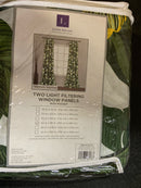 Homeboutique 194938035767 Tropical Paradise Window Curtain Panels Green 52X95 Set