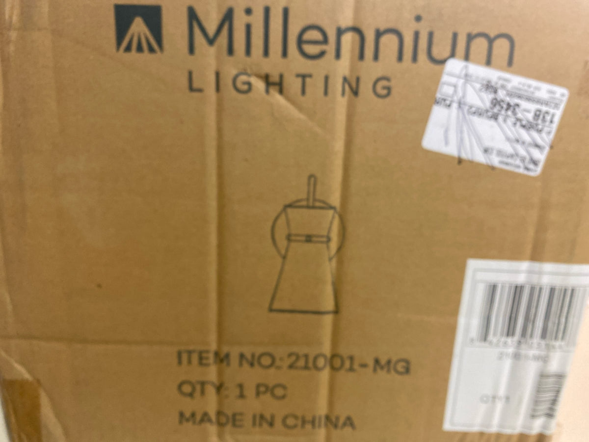 Millennium Lighting 21001-MG Camellia 10" Tall Bathroom Sconce - Modern Gold