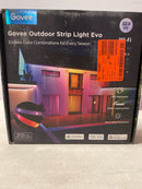 Govee H616CAD1 32.8 ft. Outdoor Plug-In Integrated LED Novelty RGBIC with White Lighting Wi-Fi Enabled String -Light