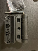 Lockey SSCHD SUMO 5" x 3-1/2" Adjustable Self-Closing Heavy-Duty Gate Spring Hinge - Pair - Black