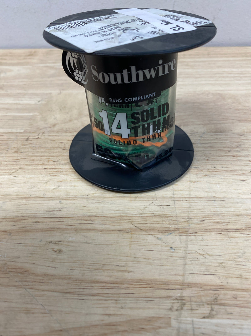 Southwire  50 ft. 14/1  Solid  THHN  Building Wire