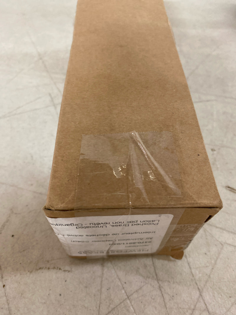 Newport Brass 2470-5811/03N Jacobean Air Activated Garbage Disposal Switch Kit - Polished Brass Uncoated (Living)