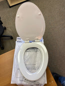 Kohler K-20454-0 Ridgewood Elongated Molded Wood Toilet Seat with Quiet-Close - White