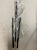 Elegant Lighting 1101D20BK Ella 6 Light 20" Wide Crystal Waterfall Chandelier with Clear Crystal Accents - Black