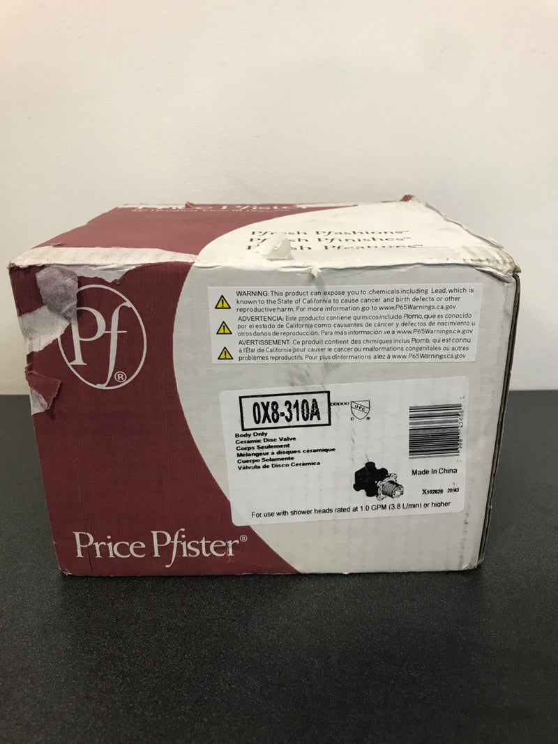 Pfister Single-Control Pressure Balance Tub/Shower Valve-0X8-310A