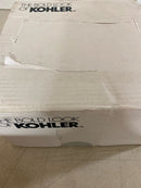 KOHLER 26149-BN Honesty Square 10" Single-Function RAIN HEAD, Full Coverage Spray SHOWERHEAD & Easy-to-clean Surface, Vibrant Brushed Nickel, 2.5 GPM