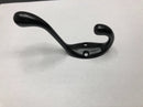 Liberty Hardware B42302Q-FB-C5 3 Inch Heavy Coat and Hat Hooks - Matte Black