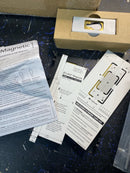 Cavilock CL400C0428 Magnetic Keyed Entry Pocket Door Lock Set with RH Snib/LH Key for 1-3/8 Inch Thick Doors - Matte Black