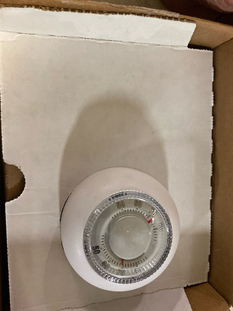 Honeywell home CT87K Round Non-Programmable Thermostat with 1H Single Stage Heating