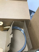 Moen 6221BG Cia 1.2 GPM Single Hole Bathroom Faucet with Lift Rod Drain Assembly - Brushed Gold
