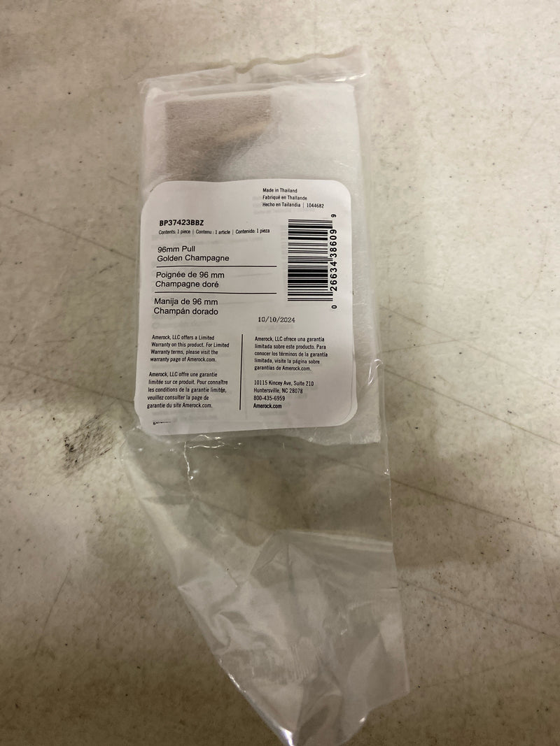 Amerock BP37423BBZ Merced 3-3/4 in. (96mm) Center-to-Center Golden Champagne Bar Cabinet Pull