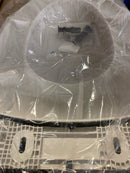 TOTO SoftClose Elongated Closed Front Toilet Seat in Cotton White-SS124