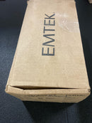Emtek 9241SS RH Arthena Lever 10 Inch Stretto Privacy Sideplate Entry Set from the Stainless Steel Collection - Brushed Stainless Steel