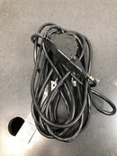 Hdx HWHD16325F 25 ft. 16/3 Light Duty Indoor/Outdoor Extension Cord with Multiple Outlet Triple Tap End, Black
