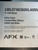 AFX LWL07483600L40MV LED Wrap 48" Wide LED Commercial Wrap Light - White