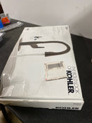 Kohler K-R24298-BL Safia 1-Handle Pull Down Sprayer Kitchen Faucet with Integrated Soap Dispenser in Matte Black