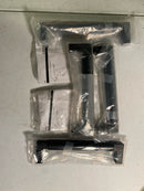 Emtek GBTB86480US19 Hercules Smooth 8" Center to Center Back to Back Door Pull Set - Flat Black