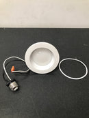 Commercial electric 53804101 6 in. Adjustable CCT Integrated LED Recessed Light Trim w/ Night Light 670 Lumens Retrofit Kitchen Lighting Dimmable
