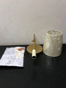 Elegant Lighting Mel 15" Wall Sconce with Linen Shade