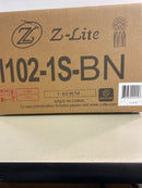 Z-Lite 1102-1S-BN Orion 10" Tall Bathroom Sconce - Brushed Nickel