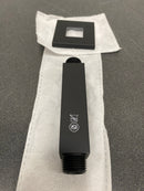 Signature Hardware 449671 4" Square Ceiling Mounted Shower Arm and Flange - Matte Black