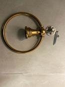 Moen YB8486BG Weymouth 6-1/2" Towel Ring with Concealed Mounting - Brushed Gold