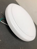 Commercial electric 54074391 12 in. White Round Closet Light LED Flush Mount Ceiling Light 1000 Lumens 4000K Bright White Dimmable Pantry Laundry