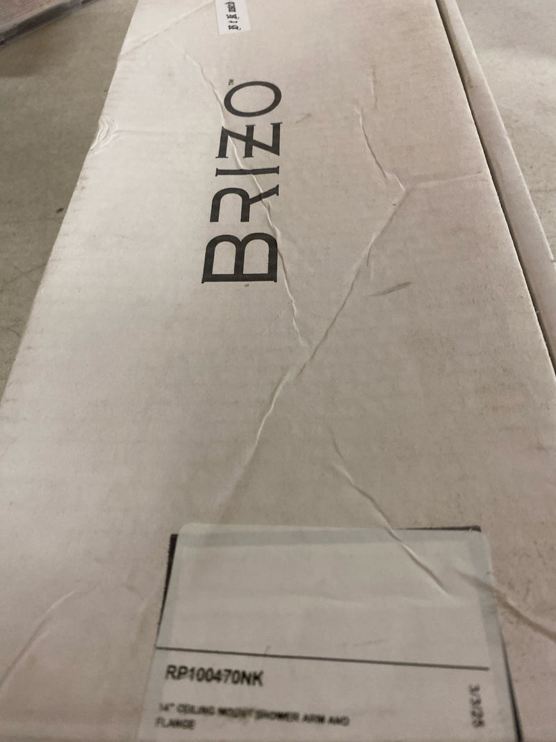 Brizo RP100470RB Essential 14" Shower Arm and Flange - Venetian Bronze