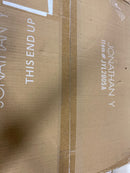 JONATHAN Y Lighting JYL2005A Harper Single Light 29" Tall LED Buffet Table Lamp with Hardback Cotton Shade - Brass Gold