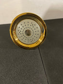 Kingston Brass KX362 Shower Scape 6-Inch Round 2-Function ABS Shower Head in Polished Brass
