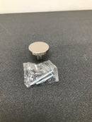 Amerock | Cabinet Knob | Polished Chrome | 1-3/8 inch (35 mm) Diameter | Versa | 1 Pack | Drawer Knob | Cabinet Hardware