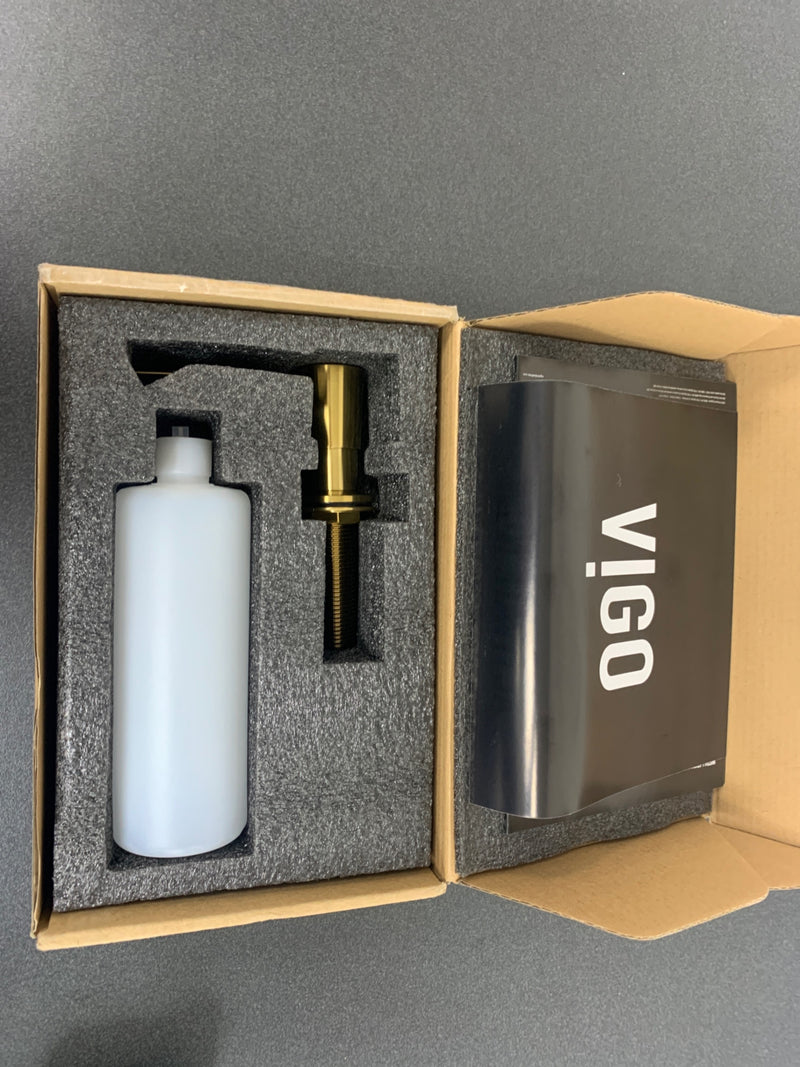 Vigo VGSD003MG Self Priming, Top Filling Soap Dispenser - Matte Gold