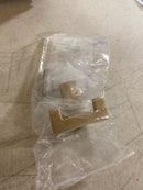 Schwinn Hardware 59392 1-5/8" Deep Zamac Double Prong Utility Hook with 44 Pound Weight Capacity - Matte gold