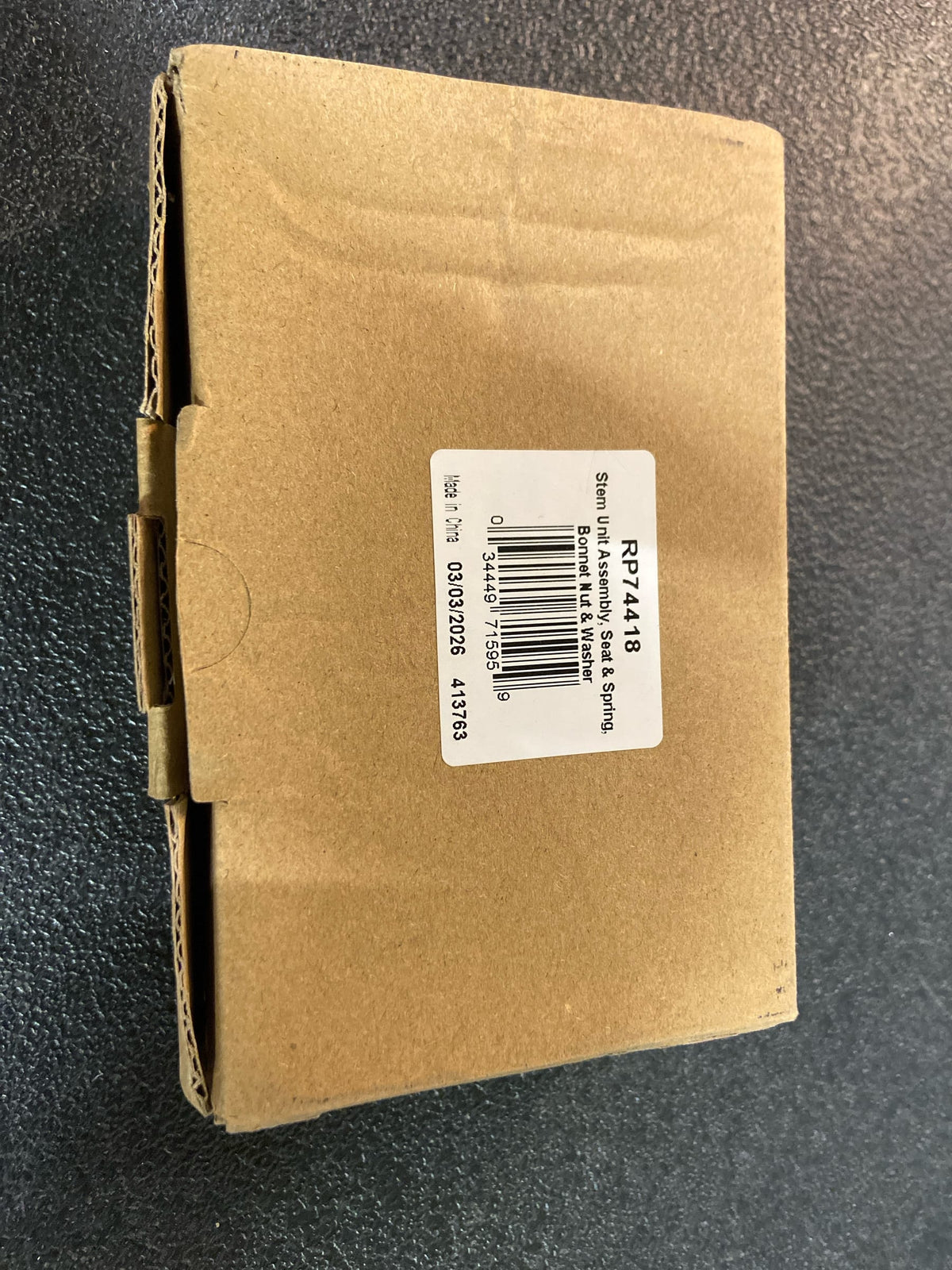 Delta RP74418 Stem Unit, Seat And Spring, Bonnet Nut And Washer - N/A