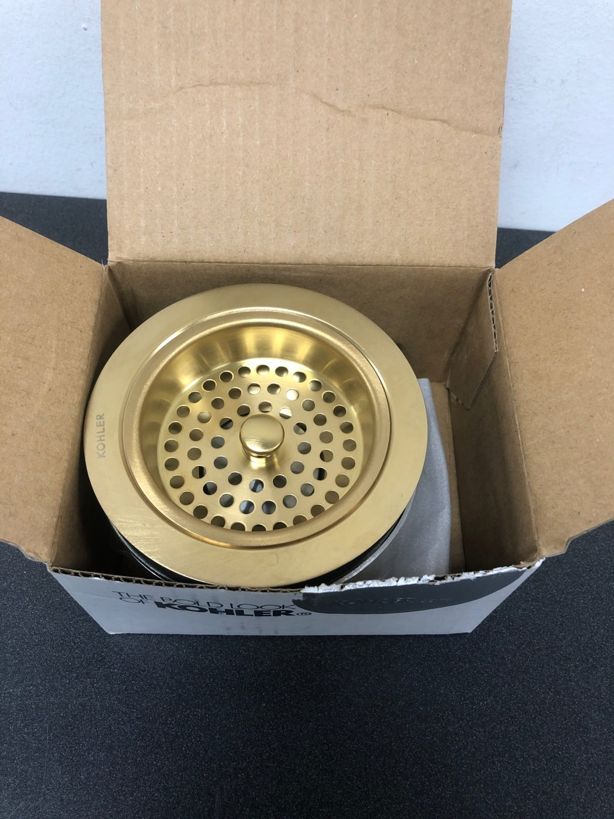 Kohler K-8801-2MB Duostrainer 3-1/2" Basket Strainers - Brushed Modern Brass