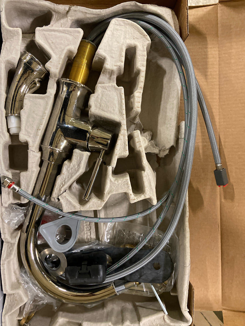 Hansgrohe 04215830 Talis C 1.75 GPM Pull Down Kitchen Faucet HighArc Spout with Magnetic Docking Spray Head and Locking Diverter - Polished Nickel